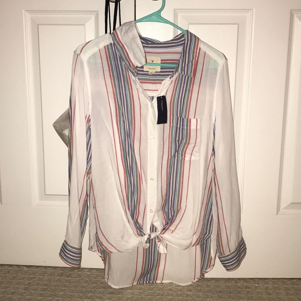 American Eagle oversized flannel!